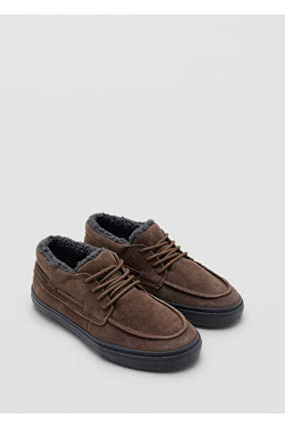 MANGO Kids Schnürschuhe aus Leder