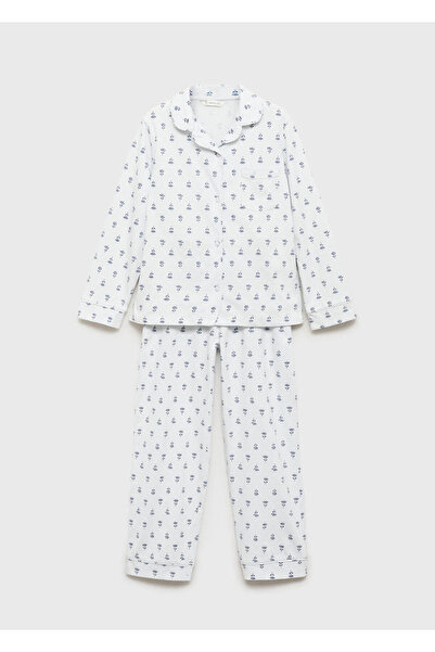 MANGO Kids Pijamale cu imprimeu floral
