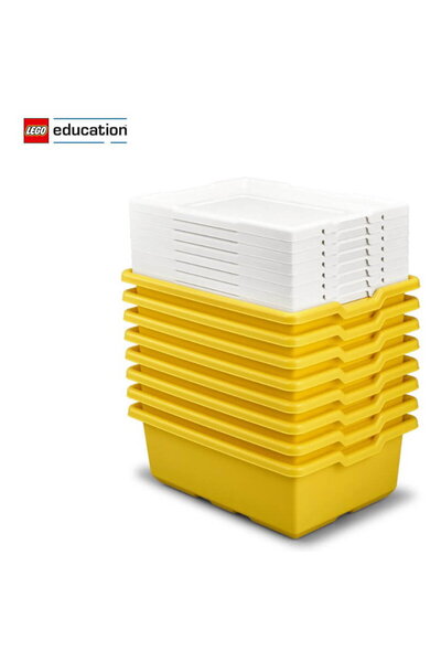 LEGO Education 45496 de 8 cutii medii pentru depozitare