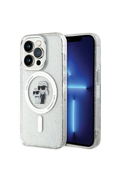 Karl Lagerfeld Karl&Choupette MagSafe cu sclipici