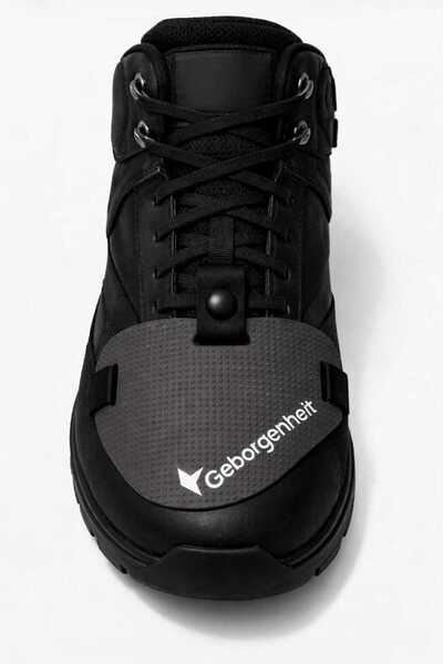 geborgenheit Motorcycle Shoe Protector Boot Protection Pad Dark Gray Gear Shift Pad Biker