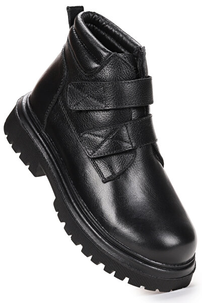 Kiko Kids Teze 100% δερμάτινα παπούτσια για αγόρια με Velcro