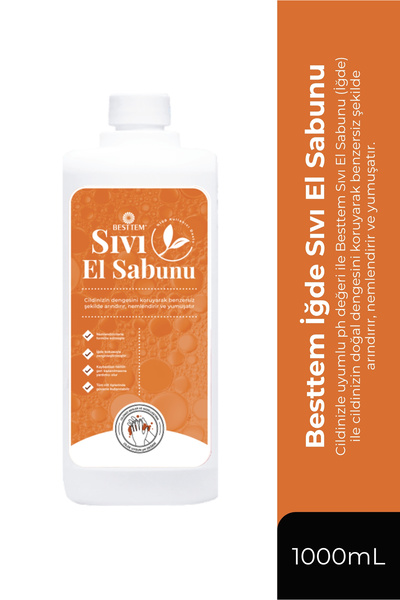 BESTTEM Liquid Hand Soap (İğde) – Exotic Fragrance and Gentle Cleaning - 100 ml