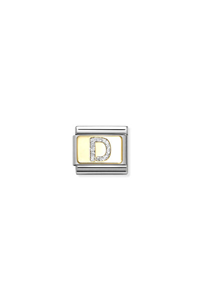 NOMİNATİON Composable Classic Dekoratif Link - Harfler Pırıltılı - D - (04 D)...