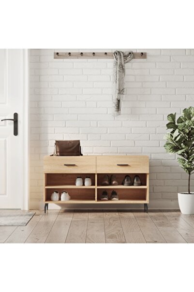Concept Bancheta pantofar, stejar sonoma, 102x35x55 cm, lemn prelucrat