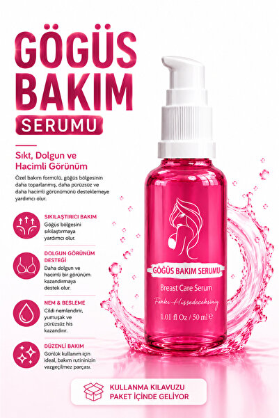 NQX PULL Göğüs Büyütmeye ,dikleştirmeye A.f.r.o.d.i.z.y.a.k. Seanslı Yardımcı Bakım Serumu E50g