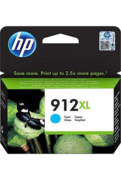 HP Original HP 912XL C / 3YL81AE Ink Cartridge, Cyan, 825 pages