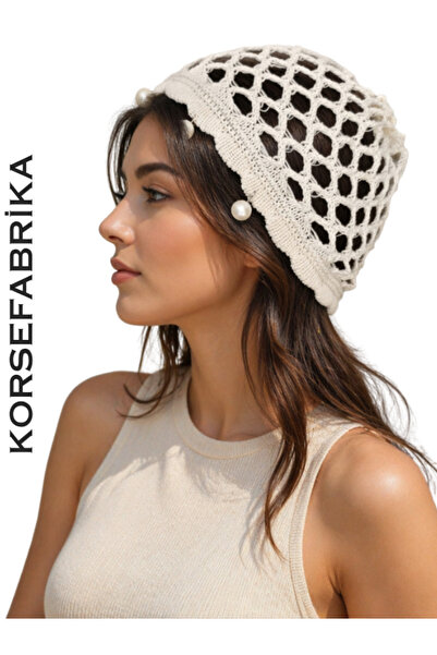 korsefabrika trend mood store قبعة نسائية صيفية على الطراز البوهيمي بتصميم مث...