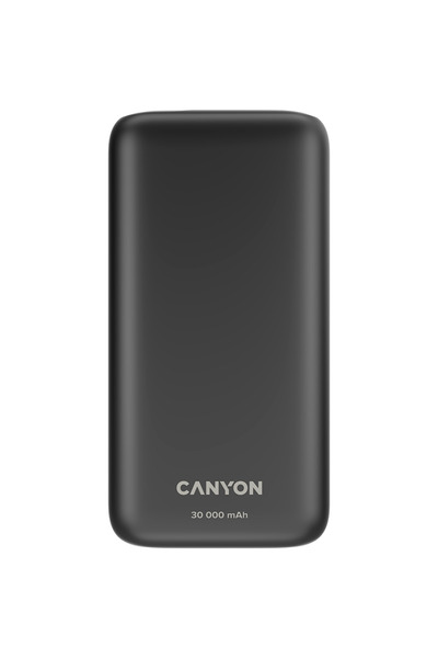 CANYON PB-301, 30000mAh, 2x USB-A, 1x USB-C, Negru