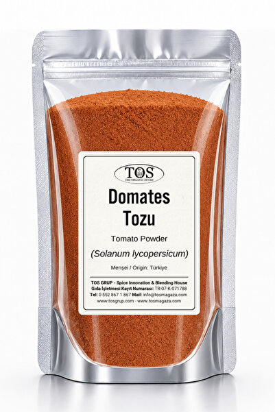TOS The Organic Spices Domates Tozu 100 gr (1. KALİTE) Solanum Lycopersicum /...