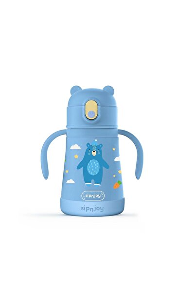 SipnJoy - Sippypals Çocuk Su Termosu 360 Ml - Koyu Mavi 11000-360-03
