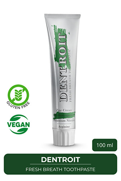 Dentroit Fresh Breath Toothpaste 100 ml (Bad Breath Eliminating Toothpaste)