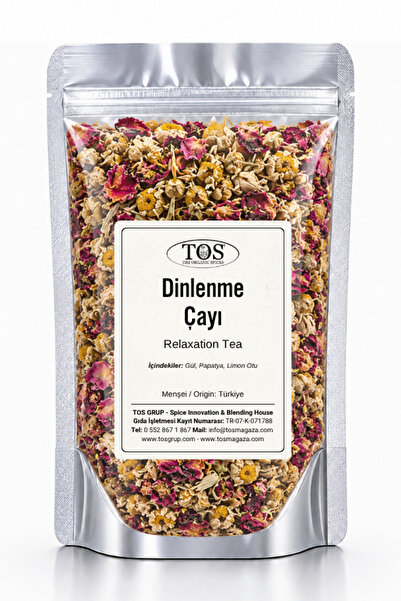 TOS The Organic Spices شاي الاستراحة 40 جرام (1.) شاي الاسترخاء (عالي الجودة)