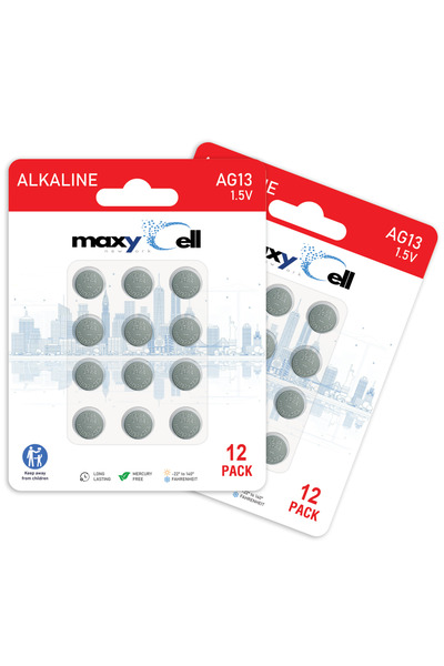 Maxycell 24 Adet AG3 LR41 LR736 / L736 / G3 / G3A / 3GA / 192 / GP192 / V3GA ...