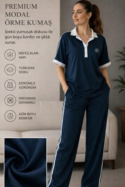 DJANGO STYLE COMPLET SPORTIV DIN BUMBAC MODAL GOLD CU GULER TIP PRINCESĂ ȘI B...