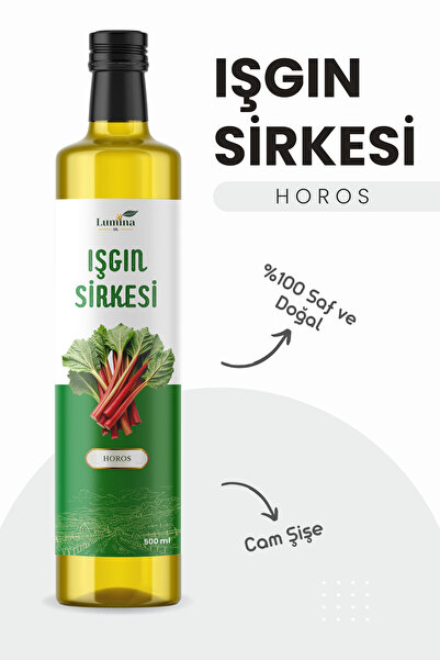 LUMİNAOİL Işgın Sirkesi 500 ML Katkısız & Cam Şişe