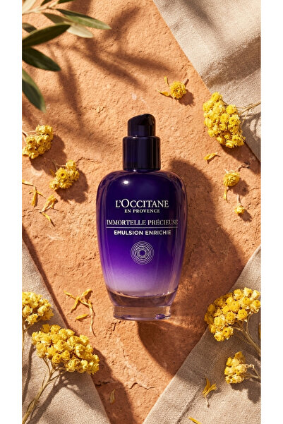 L'Occitane Immortelle Precious İlk Yaşlanma Belirtileri için Emülsiyon, Ölmezotu Yağı İçeren, Hyaluronik Asit, 75 ml