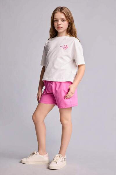 DeFacto 2-Piece Shorts T-Shirt Set Girls H7880A826Hs