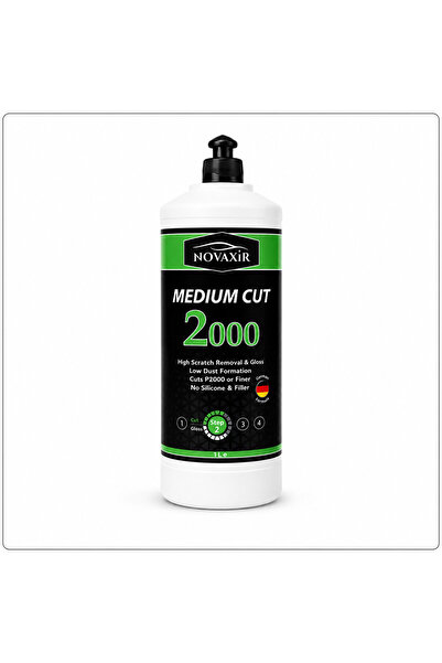 novaxir Medıum Cut 2000 Ara-kat Pasta, 1l, Silikon-dolgu Içermez Nvmc1l