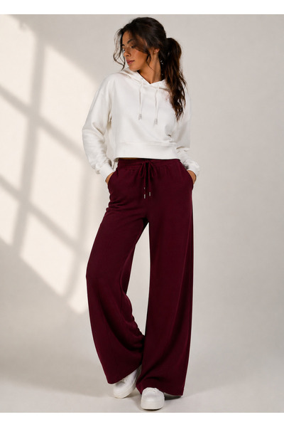FORMO Women's Modal Palazzo Trend Wide Leg Quality Sweatpants with Pockets