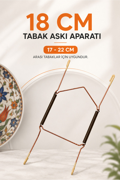 Ref-San Tabak Askı Aparatı 5li Set - 18 Cm