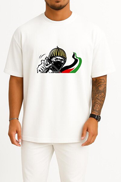 Bahriyeli Collection Oversize Free Palestine - Unisex T-Shirt with Free Pales...