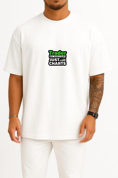 Bahriyeli Collection Oversized Trader No Feelings Just Watch the Chart Chest ...