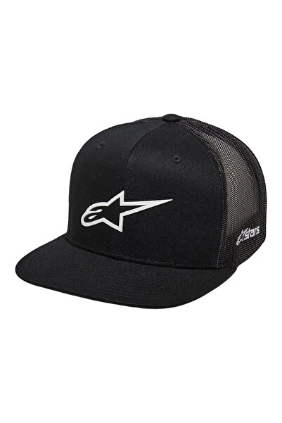 Alpinestars 3D Ageless Trucker Şapka Siyah Beyaz