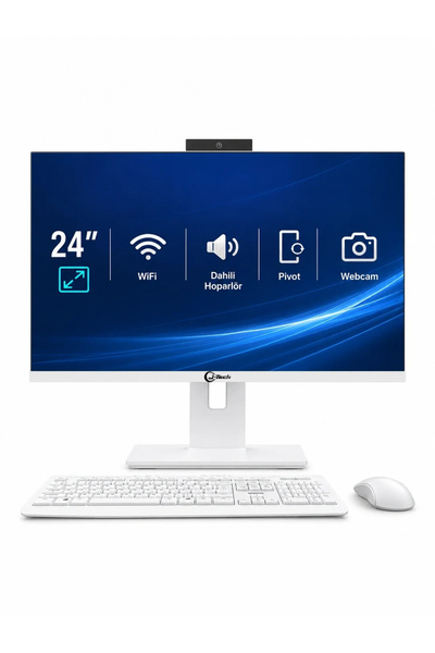J-TECH Zeno i5 6500 | 8GB RAM | 128GB SSD | 24" IPS Pivot | All in One PC Bil...