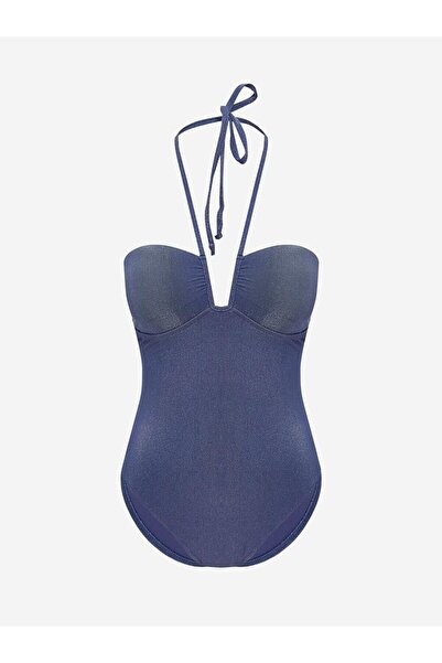 LC Waikiki Costum de baie pentru femei cu tampoane detașabile cu sclipici (S5)