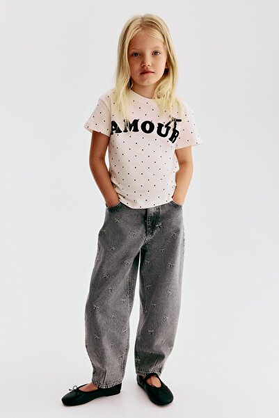 H&M Loose Fit Barrel Jeans