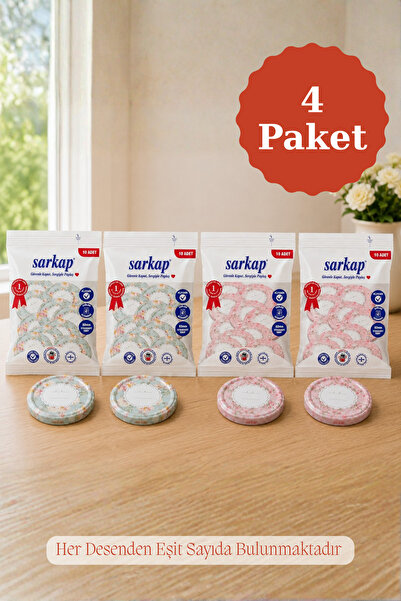 Sarkap Hijyenik 82 mm Kapak 10lu Paket x 4 Adet - Tarihli Seri