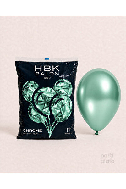 HBK Balon Chrome 11" Balloon Hbk Green (Green) 50's