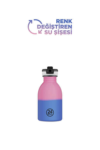 24Bottles Kids Bottle Reactive Pembe/Mavi Paslanmaz Çelik Çocuk Su Matarası 2...