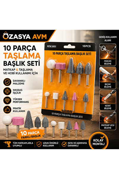 Özasya AVM Hobi Gravür Dremel Taşlama Ucu Mini Metal Ahşap Oyma Seti Parlatma...