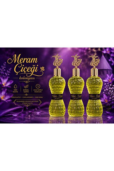 ARMES Meram Çiçeği Kolonyası 400 Ml 3'lü Set