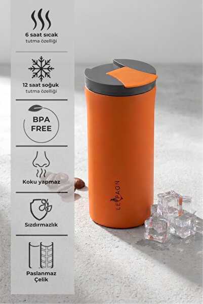 Le Paon 0.40 ml Stainless Steel Mug Thermos Tea Coffee Thermos 6 Hours Hot 12...