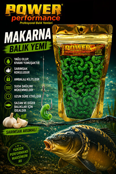 sr sazanrig Sazan / Yayın Avı Kokulu Makarna Balık Yemi (75~85gr)