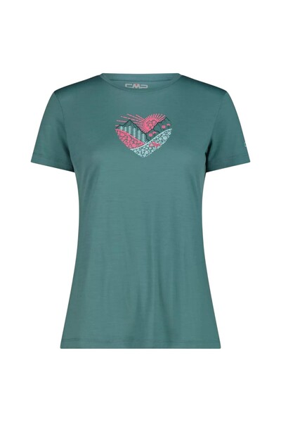 CMP Tricou de damă 32T7166 SS 2025-Turcoaz-S