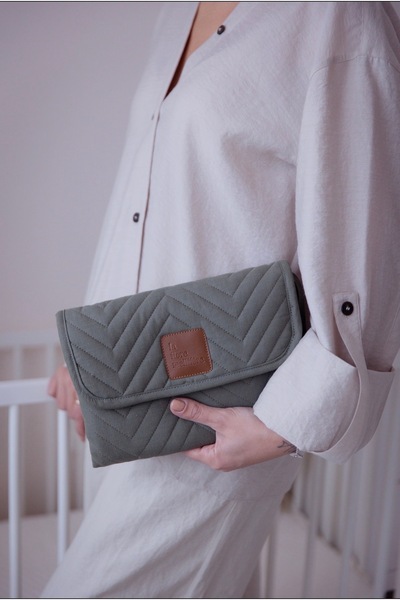 Vegan Deri İç Yüzeyli Keten Karışımlı Clutch Alt Değiştirme Matı -Şık, Pratik ve Hafif Tasarım