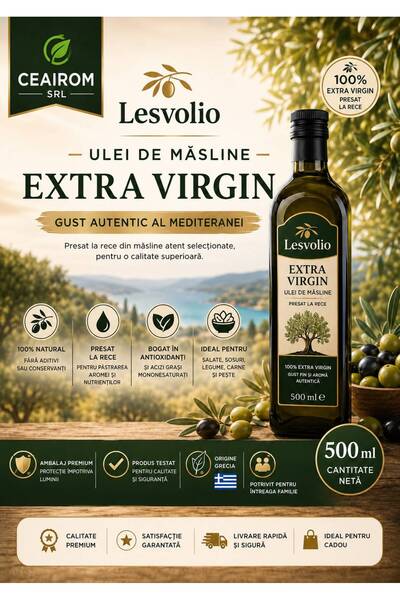 Olivias Fine Olives ULEI DE MASLINA %100 EXTRA VIRGIN LESVOLIO ORIGINE GRECIA...