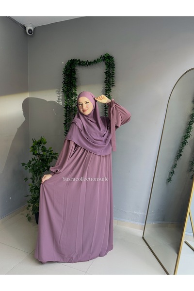 Yüsra Collection Σετ φόρεμα και κοντό σουφλέ Liza 2 τεμαχίων