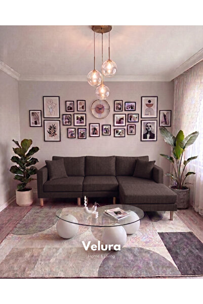Velura Home & Living Armin Akıllı Köşe Koltuk Takımı & Modern Modüler Yataklı...