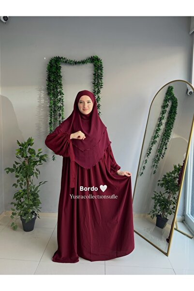 Yüsra Collection Σετ φόρεμα και κοντό σουφλέ Liza 2 τεμαχίων