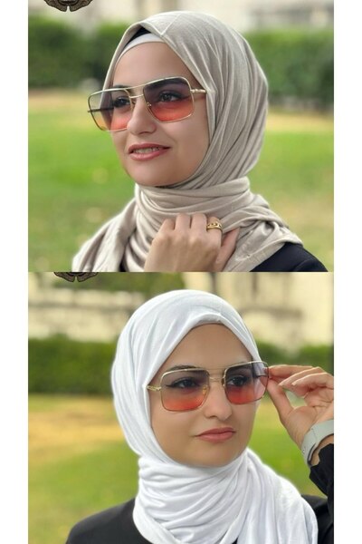 ALDAIYR 2 Pcs Combed Cotton Shawl Plain