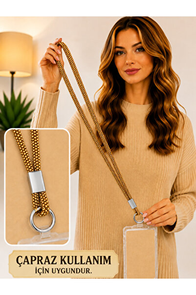 Case collection Taşlı Boyun Askısı 130cm