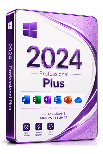 BRF Office2024 Professional Plus Dijital Lisans Anahtarı Kalıcı Key Ömür Boyu...