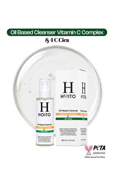 Hoito Oil Based Cleanser - Vitamin C Complex & 4C Cica Aydınlatıcı & Yatıştır...
