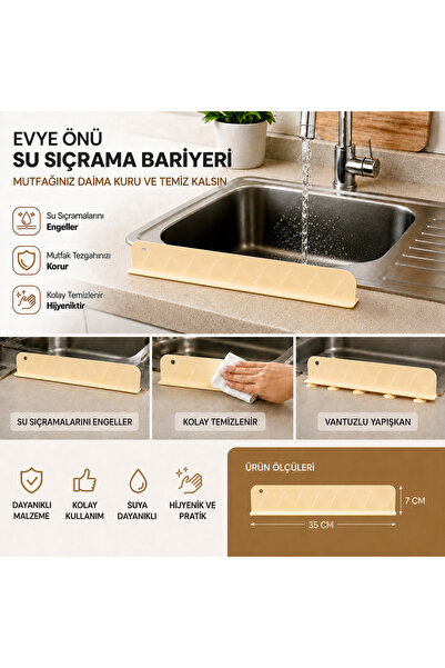 Doori Evye Önü Su Sıçrama Önleyici Bariyer – Bulaşık Yıkama Sıçrama Koruyucu ...