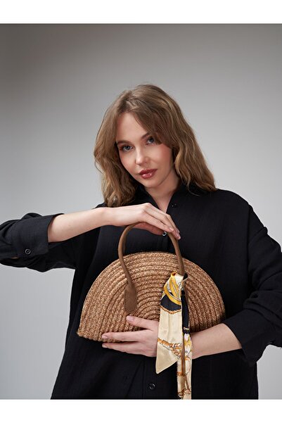 citycenterfashion Γυναικεία ψάθινη τσάντα χιαστί και τσάντα ώμου cty-lbn-1287...
